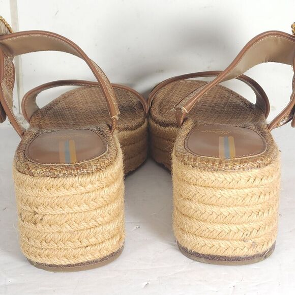 Sam Edelman Women's Chase US 7,5 Eggshell Raffia Espadrille Wedge Sandals - Picture 15 of 15